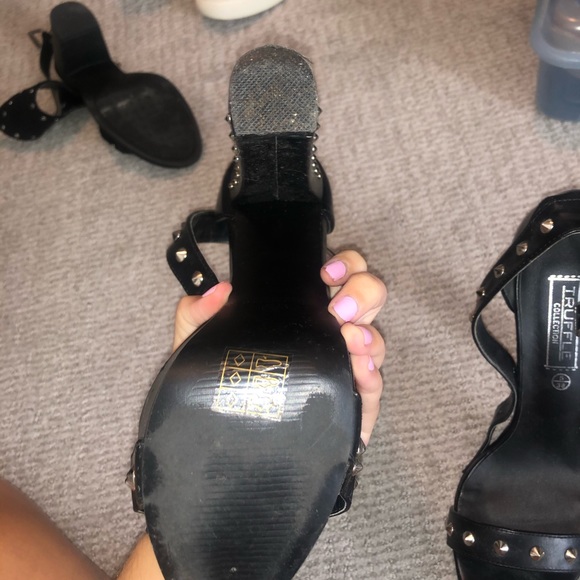 Cool studded embellished strappy heels! - Picture 3 of 4